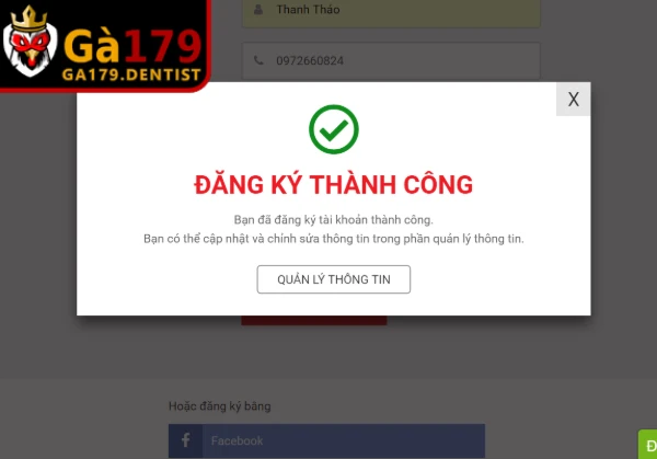 Các lỗi thường gặp và cách khắc phục khi đăng ký tại GA179