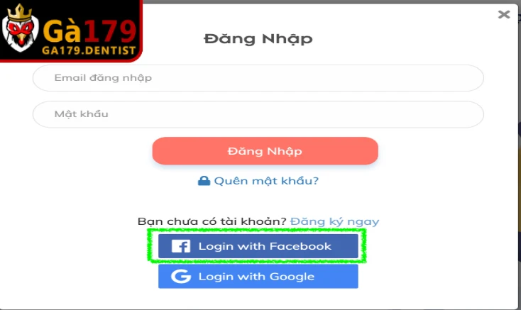 Hướng dẫn các bước đăng nhập GA179 chuẩn xác cho thành viên